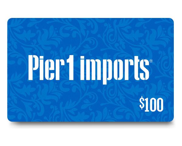  100 Pier 1 Imports Gift Card Sweepstakes