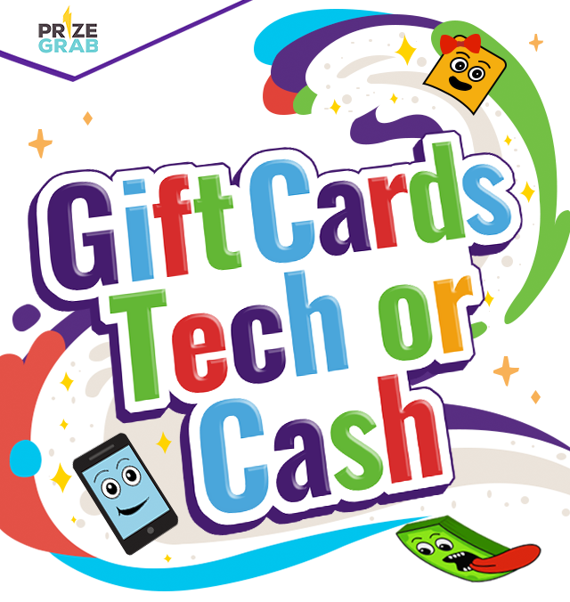 Giftcards, Tech or Cash